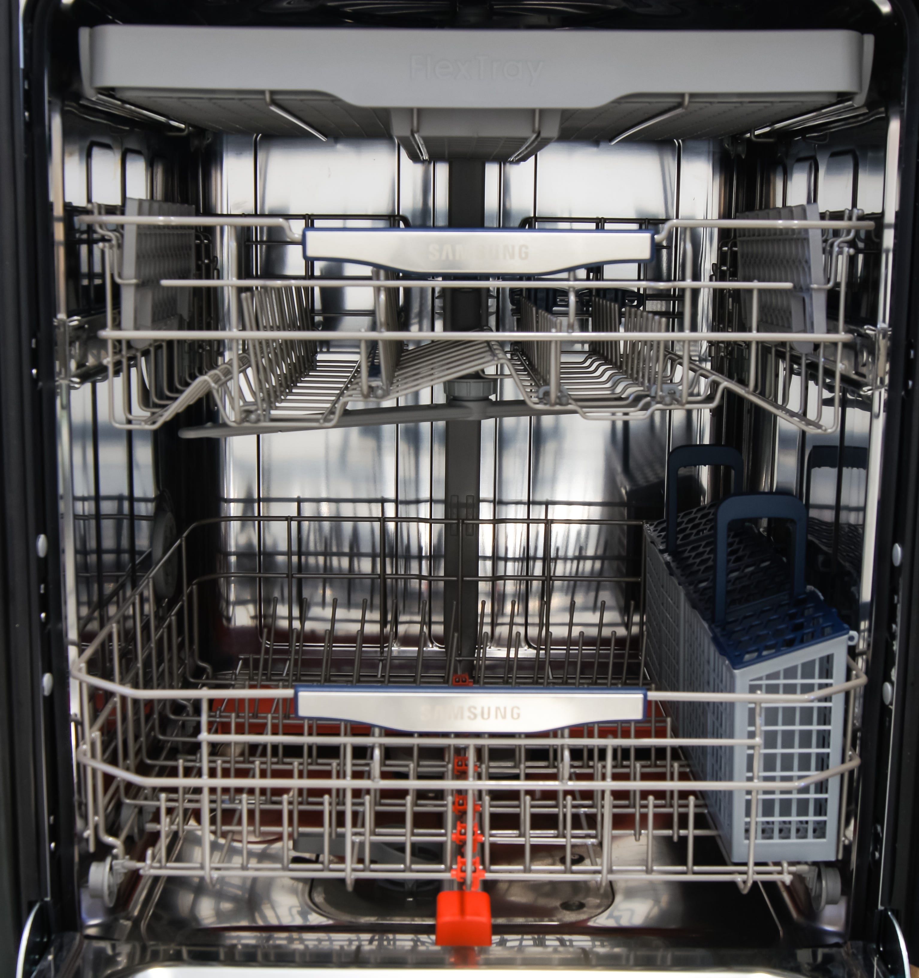 samsung waterwall dishwasher not cleaning bottom rack